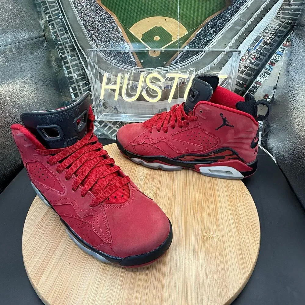 Jordan MVP Raging Bull Red Black Size 6.5 Y (GS) Big Kids